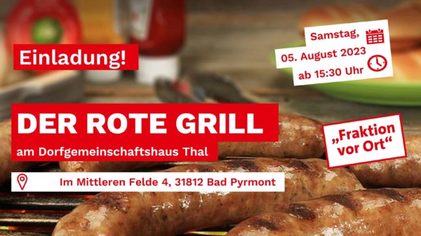 Einladung roter Grill Thal HP